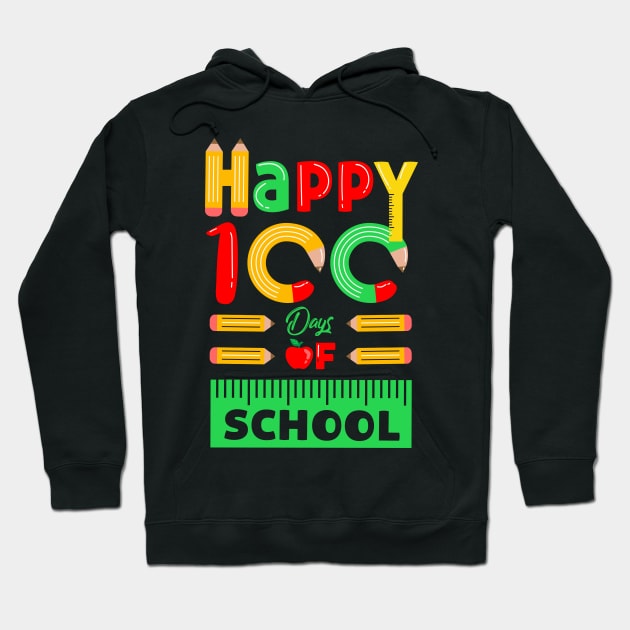 Happy 100 days of school Hoodie by XYDstore